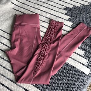 Carbon 38 macrame leggings